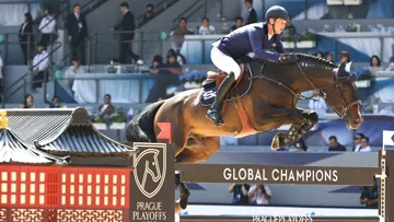 Dans l'épreuve cotée à 1,55m, c'est Daniel Deusser qui s'est imposé aux rênes d'Otello de Guldenboom.