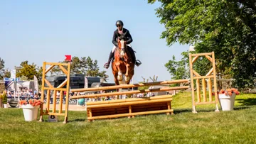 Xavier Hazebroucq a gagné ce Derby en selle sur Pertini van de Axelhoeve.
