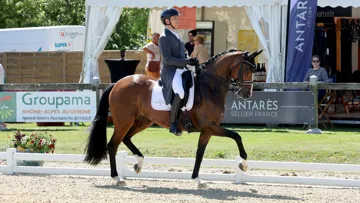 Bertrand Liégard et Ginger ont remporté le Grand Prix Spécial au Master Pro de dressage de Vierzon.