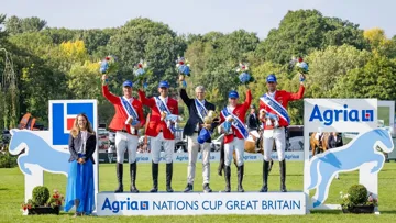 L’équipe d’Allemagne a remporté la Coupe des nations de Hickstead en fin d’après-midi en Angleterre