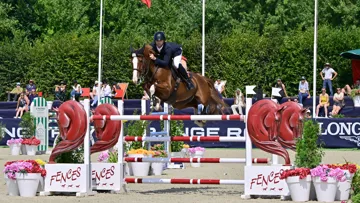 Julien Anquetin et Fiona des Ibis ont signé le plus rapide des vingt-huit sans-faute de l’après-midi.