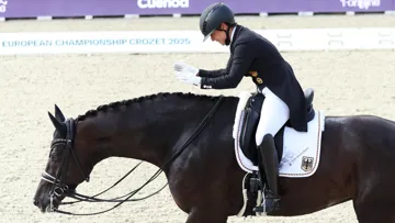 Dernière équipière allemande au départ, Isabell Werth a fait preuve de maîtrise sur Queenparks Wendy*de Fontaine