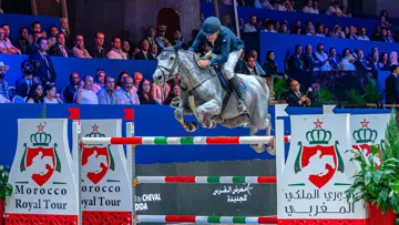 Avec sa fidèle Diadema della Caccia, Tim Brennan a franchi un grand cap dans sa carrière cet après-midi au Maroc.