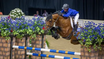 Vagabond de la Pomme avait terminé deuxième de la finale de la Coupe du monde de Las Vegas en 2015 avec Pénélope Leprevost