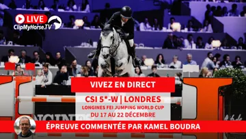 Suivez l’intégralité du CHI-W de Londres sur ClipMyHorse.tv