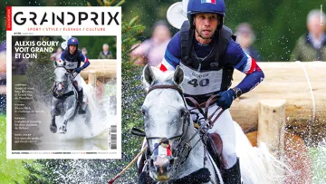 Alexis Goury est en couverture du dernier numéro du magazine GRANDPRIX.