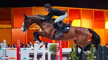 Kevin Staut et Cheppetta, gagnants du Grand Prix du Saut Hermès.