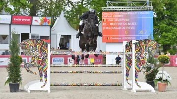 Rik Hemeryck et Morfine de Muze au CSI 3* de Nancy cet après-midi