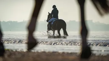 La Baule et ses inégalables bols d’air matinaux sur la plage.
