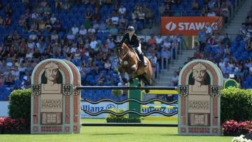 Janne Friederike Meyer-Zimmermann et Messi van't Ruytershof en début de semaine