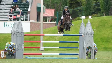 Kent Farrington et Orafina, hier à Calgary