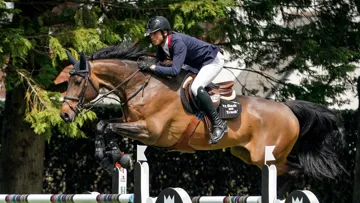 Edward Levy et Uno de Cerisy au CSIO 5* de La Baule.
