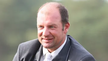 Franck Vancrayelynghe en 2014 à Fontainebleau.