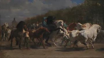 “Le Marché des chevaux”