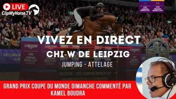 Vivez le CHI-W de Leipzig sur ClipMyHorse.tv ce week-end!