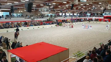Le manège du Pôle hippique de Saint-Lô n’a jamais désempli durant la très dynamique édition 2023 du Salon des étalons de sport.