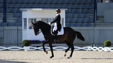Camille Judet-Chéret et Herelja Higgins lors du CDI 4* de Lierre au début du mois