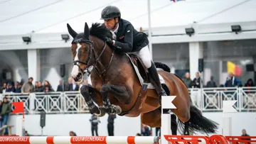 Premier titre en Pro Élite pour Edward Levy, en selle sur Broadway de Mormoulin, mais le Normand avait déjà connu l’or en Cadets et Jeunes Cavaliers.