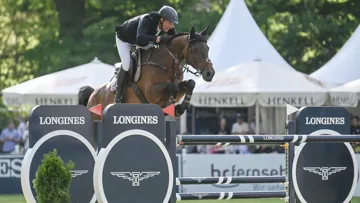 Marc Houtzager a renoué avec la victoire en Grand Prix pour la première fois depuis 2020. 