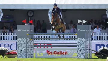 Olivier Perreau et GL events Dorai d'Aiguilly ont pris part à la Coupe des nations du CSIO 5* de Saint Gall le week-end dernier