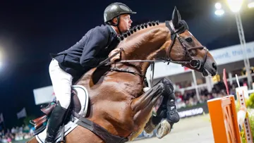 Ici lors du CSI 5* de Bruxelles l'été dernier, Willem Greve et Highway M TN ont remporté le Grand Prix de Rotterdam