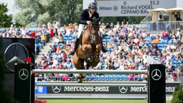 Ici à Aix-la-Chapelle, Richard Vogel et Cepano Baloubet ont remporté une nouvelle superbe victoire à Riesenbeck aujourd'hui