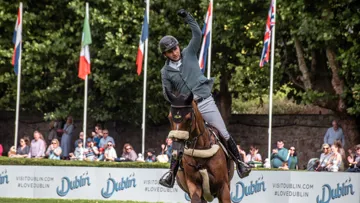 L’émotion de Richard Howley a été à la hauteur de son exploit en selle sur Consulent de Prelet.