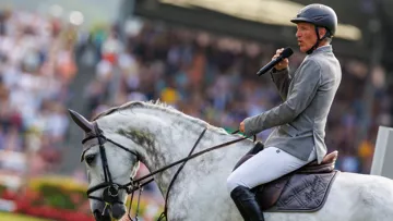 “J’espère pouvoir venir ici pendant de nombreuses années encore en tant que spectateur, comme vous, pour soutenir tous les cavaliers”, a notamment déclaré Ludger au pulbic d'Aix-la-Chapelle.