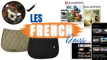 Un tapis GEM ou un licol mouton offert avec l'abonnement à GRANDPRIX ou GRANDPRIX.tv