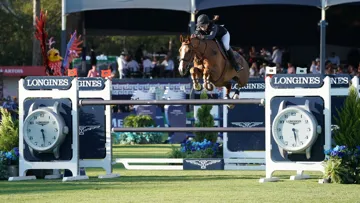 Ici au CSI 2* de Mexico plus tôt cette année, Martina Franco Stephan a remporté sa plus belle victoire, hier, avec Douce Emeraude d'Or