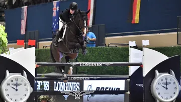 Katherine Dinan et Brego R'n B se sont imposés, hier soir, dans le Grand Prix du CSI 5*-W de Washington