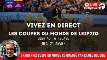 Vivez les Coupes du monde de Leipzig et le CSI 4* de Doha sur ClipMyHorse.tv