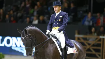 Cesar Parra lors de la finale de la Coupe du monde de Lyon en 2014