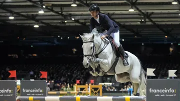 Steve Guerdat et Is-Minka ont devancé d’une seconde et demie Jeanne Sadran et Dexter de Kerglenn.