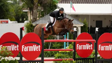 Kent Farrington a imposé la toute bonne Toulayna, hier à Wellington
