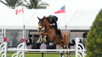 L'expérimenté Chanyon a offert la victoire à Ansgar Holtgers Jr. dans le Grand Prix 3* d'hier à Wellington