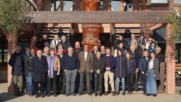 Les officiels en formation, les encadrants et les responsables de GL events Equestrian Sport.