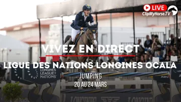 Suivez l’étape de la Ligue des nations Longines d’Ocala en exclusivité sur ClipMyHorse.tv