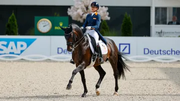 Ici dans le stade d'Aix-la-Chapelle en 2021, Hermès a signé un retour gagnant dans cette même enceinte ce 27 mars