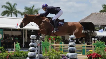 Karl Cook et Caracole de la Roque ont remporté une belle épreuve à 1,50m, hier à Wellington