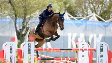Giampiero Garofalo ne le monte son Hero que depuis quelques semaines et restait déjà sur deux classements à 1,40m et 1,45m avec lui la semaine passée, déjà à Arezzo, au niveau 3*.