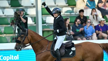 Erynn Ballard et Gakhir se sont imposés, cette nuit, dans une épreuve à 1,50m disputée sur la piste de Spruce Meadows