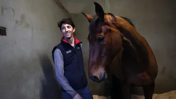 Avec Aisprit de la Loge, Gireg Le Coz fait partie des sérieux candidats pour les Jeux olympiques de Paris.