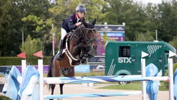 Killian Rouchvarger et Figo de Florys ont signé le seul sans-faute français dans la première épreuve des championnats d’Europe Poneys d’Opglabbeek.