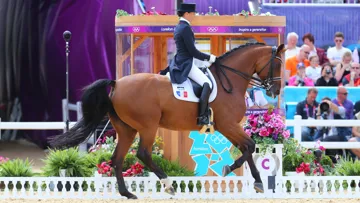 Jessica Michel, qui ne portait alors pas le nom de Botton, a représenté la France aux JO de Londres avec Riwera de Hus