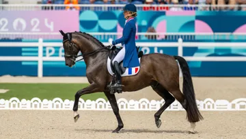 Pauline Basquin et Sertorius de Rima*IFCE se sont offert un record personnel aux JO de Paris ce mercredi