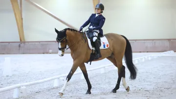 Avec Korsgaards Toledo*IFCE, Céline Gerny devrait disputer ses quatrièmes et probables derniers Jeux paralympiques, à Paris.