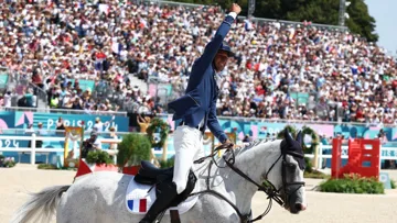 Partis en dernier dans la finale par équipes de concours complet, Stéphane Landois et Chaman Dumontceau*Ride For Thaïs ont délivré le parcours permettant à la France d’être vice-championne olympique.