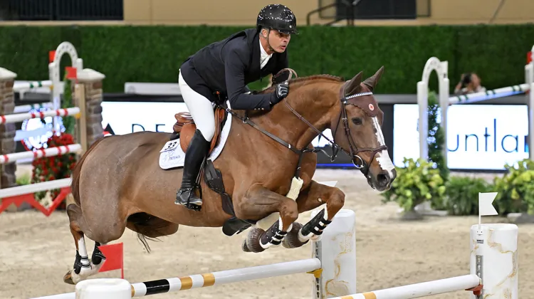 Major Tom a décroché sa première grande victoire avec Rodrigo Pessoa, hier soir, à Upper Marlboro