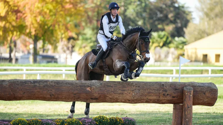 Maxime Livio et Carouzo Bois Marotin lors de l’édition 2023 des Cinq Étoiles de Pau.